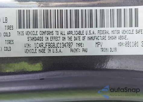 2018 Jeep Grand Cherokee Limited 4X4 from USA, damaged, VIN 1C4RJFBG8JC134787